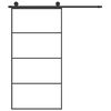 vidaXL Porte coulissante et kit de quincaillerie 102,5x205cm Verre ESG