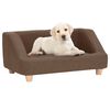 vidaXL Canap&eacute; pour chien Marron 95x63x39 cm Lin