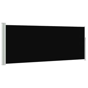 vidaXL Auvent lat&eacute;ral r&eacute;tractable 120 x 300 cm Noir