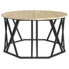 vidaXL Table basse Chêne sonoma 80 x 80 x 42 cm