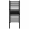 vidaXL Portail de jardin verrouillable noir 100x200 cm aluminium