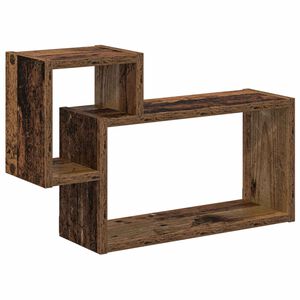 vidaXL &Eacute;tag&egrave;re Murale Montage mural Marron 55 x 15 x 35 cm