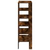vidaXL &Eacute;tag&egrave;re &agrave; chaussures ch&ecirc;ne fum&eacute; 61x32x105 cm bois d'ing&eacute;nierie