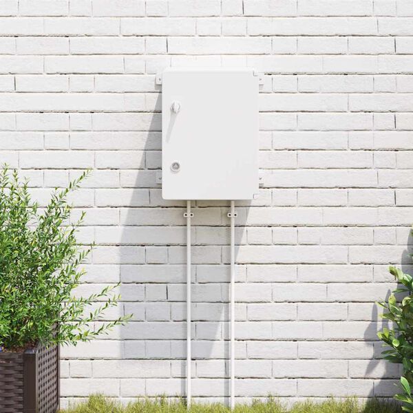 vidaXL Armoire de contr&ocirc;le Gris 47 x 20 x 60 cm Plastic ABS