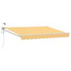 vidaXL Auvent r&eacute;tractable &eacute;lectrique Sable 100% Polyester et Aluminium