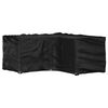 vidaXL Housse de salon de jardin en forme de L 16 &oelig;illets 215x215x90cm