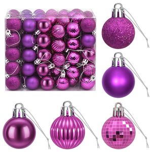 vidaXL Ensemble de boules de No&euml;l 150 pc Lilas 3 cm Polystyr&egrave;ne