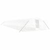 vidaXL Serre avec cadre en acier blanc 110 m&sup2; 22x5x2,3 m
