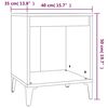 vidaXL Tables de chevet 2 pcs Ch&ecirc;ne sonoma 40x35x50 cm
