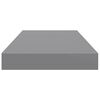 vidaXL &Eacute;tag&egrave;re murale flottante gris 50x23x3,8 cm MDF