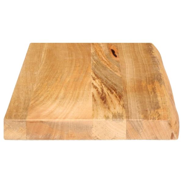 vidaXL Dessus de table &agrave; bord vivant 40x20x3,8 cm bois massif manguier