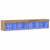vidaXL Ensemble meuble TV 2 pcs Ch&ecirc;ne artisanal Bois d'ing&eacute;nierie