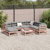 vidaXL Salon de jardin 8 pcs bois massif sapin de douglas