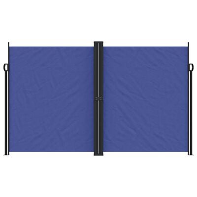 vidaXL Auvent latéral rétractable bleu 200x1200 cm