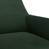 vidaXL Chaise pivotante de salle &agrave; manger Vert fonc&eacute; Velours