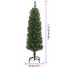 vidaXL Sapin de No&euml;l artificiel Vert 120 cm PVC et acier et plastique