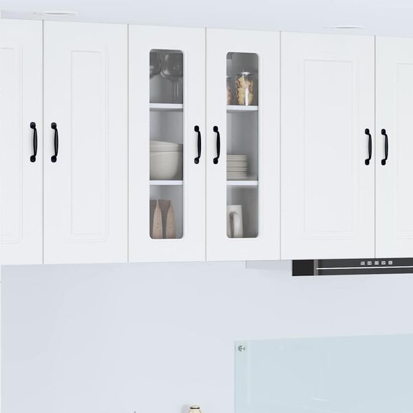 vidaXL Armoire de cuisine avec stockage Kalmar Blanc 60 x 31 x 80 cm