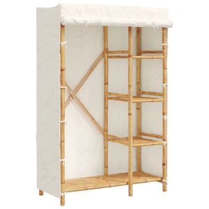 vidaXL Garde-robe 110x45x170 cm bambou