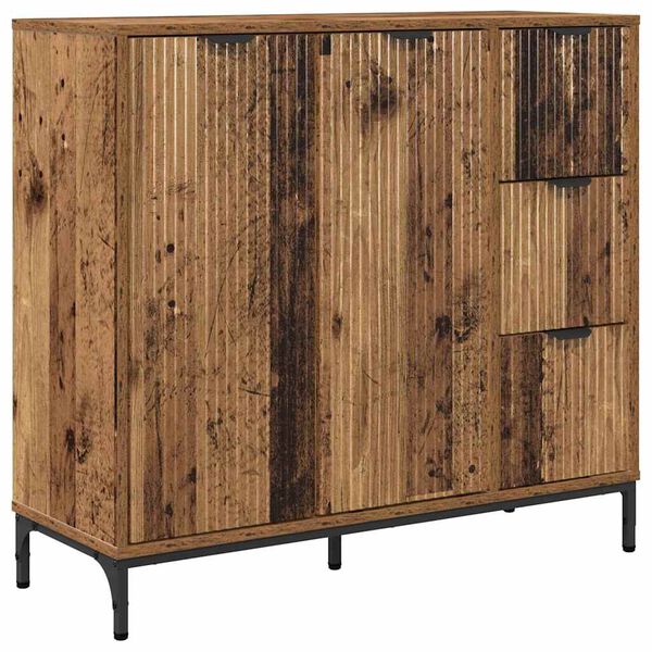 vidaXL Buffet Bois ancien 89,5 x 33 x 82 cm Bois d'ing&eacute;nierie