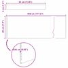 vidaXL Bordure de Pelouse Argent 450 x 0,05 x 15 cm Acier galvanis&eacute;