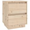 vidaXL Tables de chevet 2 pcs 40x35x50 cm Bois de pin solide