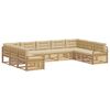 vidaXL Ensemble de canap&eacute;s d'ext&eacute;rieur 9 pc Blanc et Beige