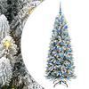 vidaXL Sapin de No&euml;l artificiel Blanc 180 cm
