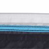 vidaXL Sac de rangement avec stockage Noir et Bleu 140 x 43 cm oxford