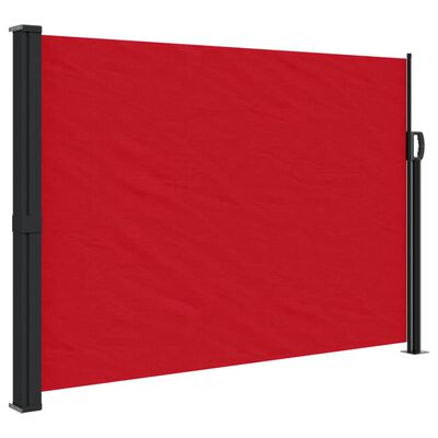 vidaXL Auvent latéral rétractable rouge 140x500 cm