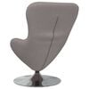 vidaXL Fauteuil &oelig;uf Taupe 63 x 73 x 90 cm tissu