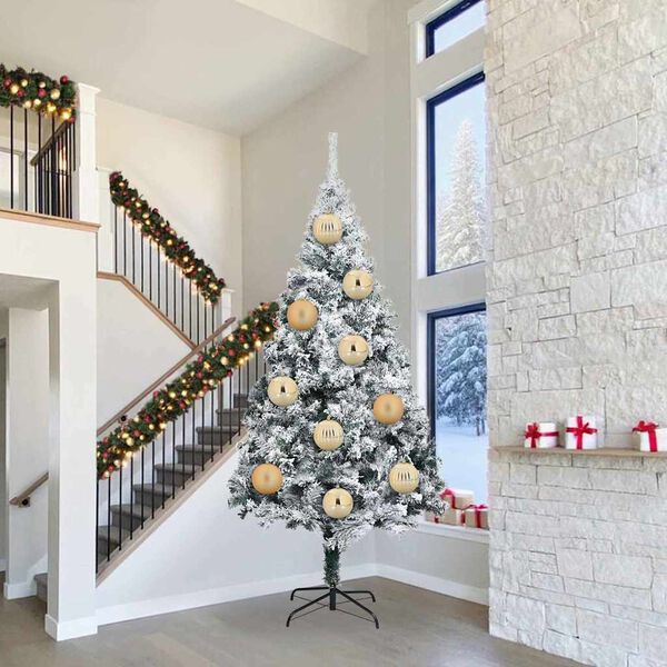 vidaXL Ensemble de Boules de No&euml;l XXL 3 pcs Dor&eacute; Plastique