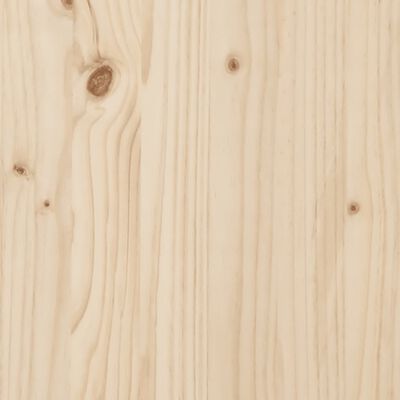 vidaXL Lit pour personne âgée 100x200 cm bois massif de pin