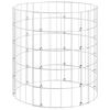 vidaXL Poteau &agrave; gabion circulaire Acier galvanis&eacute; &Oslash;50x50 cm