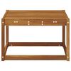vidaXL Table de jardin Bois d'Acacia Massif Naturel 59 x 59 x 37 cm