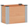 vidaXL Jardini&egrave;re sur&eacute;lev&eacute;e Marron 50 x 30 x 36 cm WPC et Aluminium