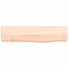 vidaXL &Eacute;tag&egrave;re murale 40x10x6 cm bois de ch&ecirc;ne massif non trait&eacute;