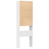 vidaXL Meuble de machine &agrave; laver blanc bois d'ing&eacute;nierie