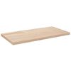 vidaXL Dessus de table 80x40x2,5 cm bois de pin massif rectangulaire