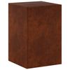 vidaXL Support de Plante Rouill&eacute; 40 x 40 x 60 cm Acier patin&eacute;
