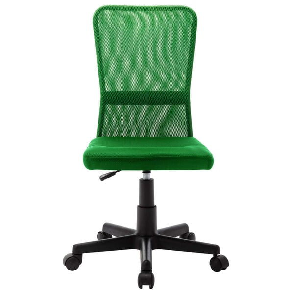 vidaXL Chaise de bureau Vert 44x52x100 cm Tissu en maille
