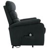vidaXL Fauteuil de massage inclinable Gris foncé Tissu