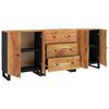 vidaXL Buffets 3 pcs Bois d'acacia solide