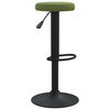 vidaXL Tabourets de bar lot de 2 vert clair velours