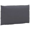 vidaXL Coussins de palette lot de 3 anthracite tissu oxford