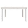 vidaXL Table de jardin blanc 82,5x50,5x45 cm bois massif de pin