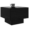 vidaXL Table basse Ch&ecirc;ne noir 40 x 40 x 30 cm Bois d'ing&eacute;nierie