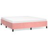 VidaXL Cadre de lit sans matelas rose 180x200 cm velours