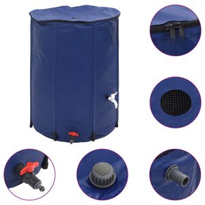 vidaXL R&eacute;servoir d'eau avec robinet pliable 750 L PVC