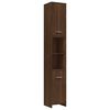 vidaXL Ensemble de meubles de salle de bain 4 pcs Ch&ecirc;ne marron