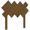 vidaXL T&ecirc;te de lit Marron miel 92x3x81 cm Bois massif de pin